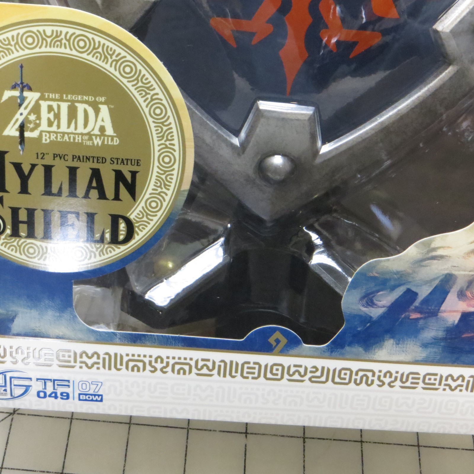 The Legend of Zelda Breath of the Wild Hylian Shield First 4 Figures Display New