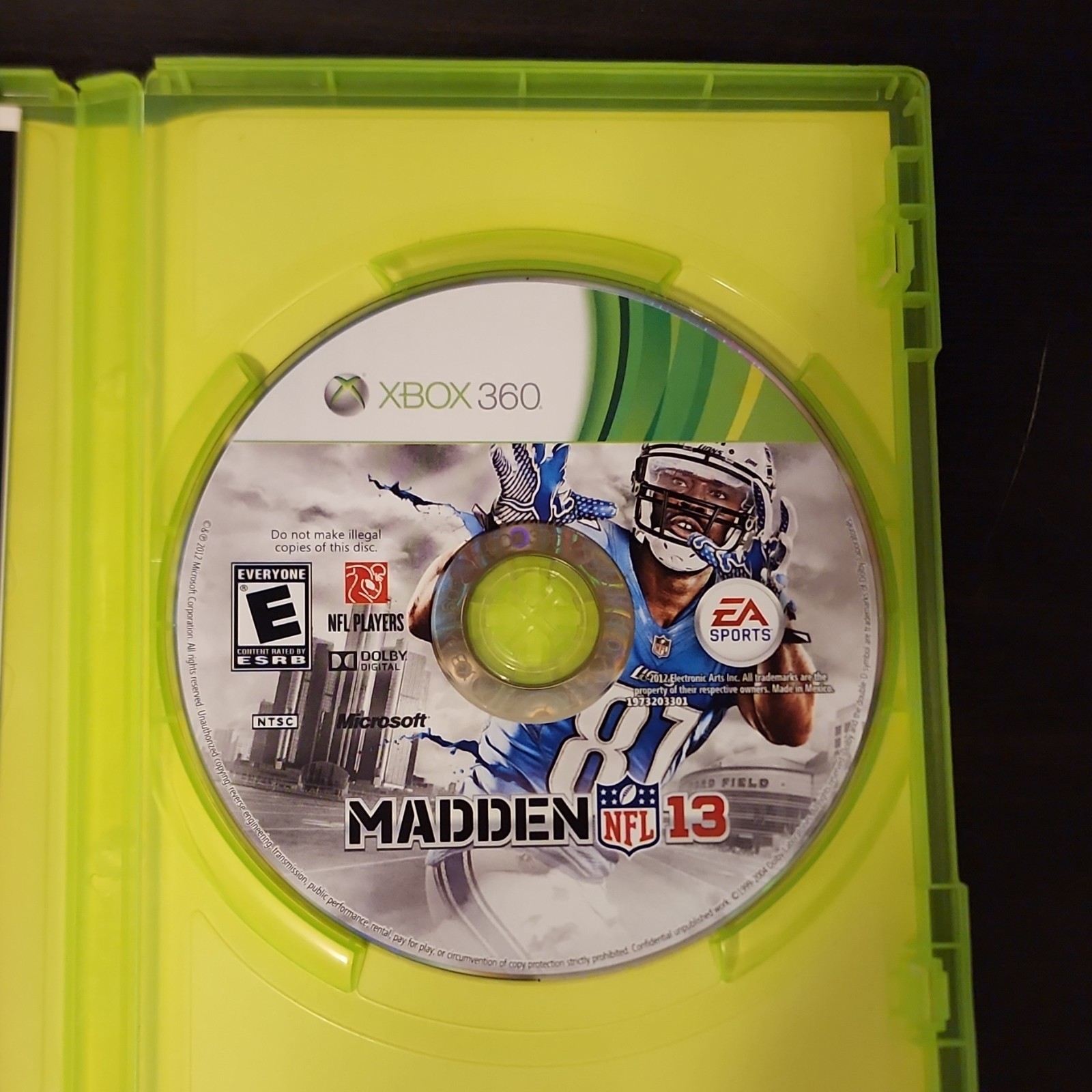 EA SPORTS Madden NFL 13 Xbox 360 Better with Kinect Sensor E NTSC-U/C