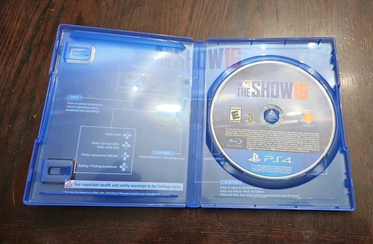 MLB The Show 16 (2015, PS4 PlayStation 4) Used Fast Shipping Baseball Game 🎮⚾️