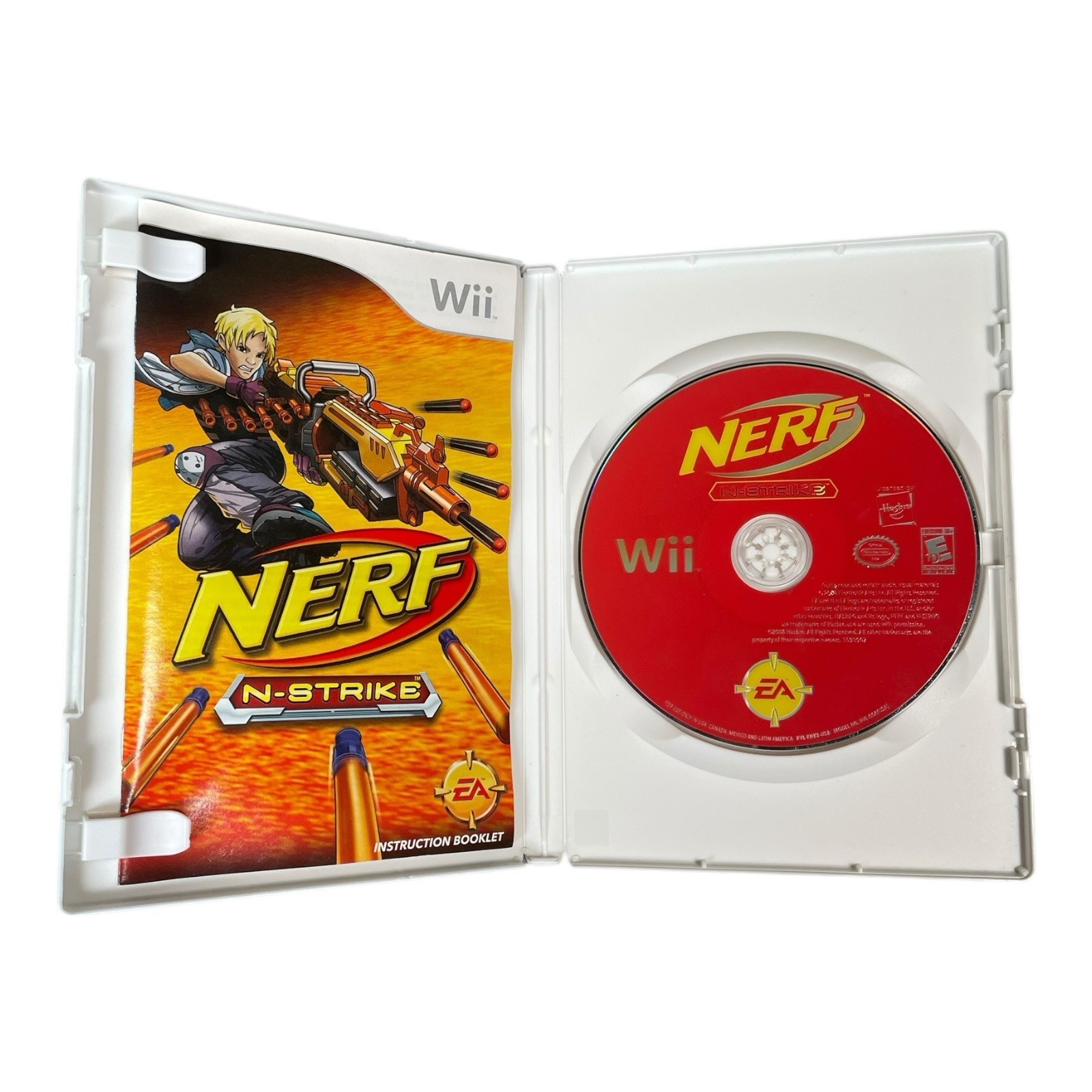 Nerf N-Strike Nintendo Wii Video Game Rated Everyone 10 Plus