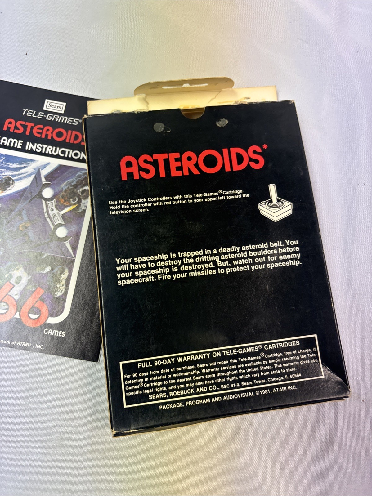 Asteroids Sears Tele-Games (Atari 2600, 1981)