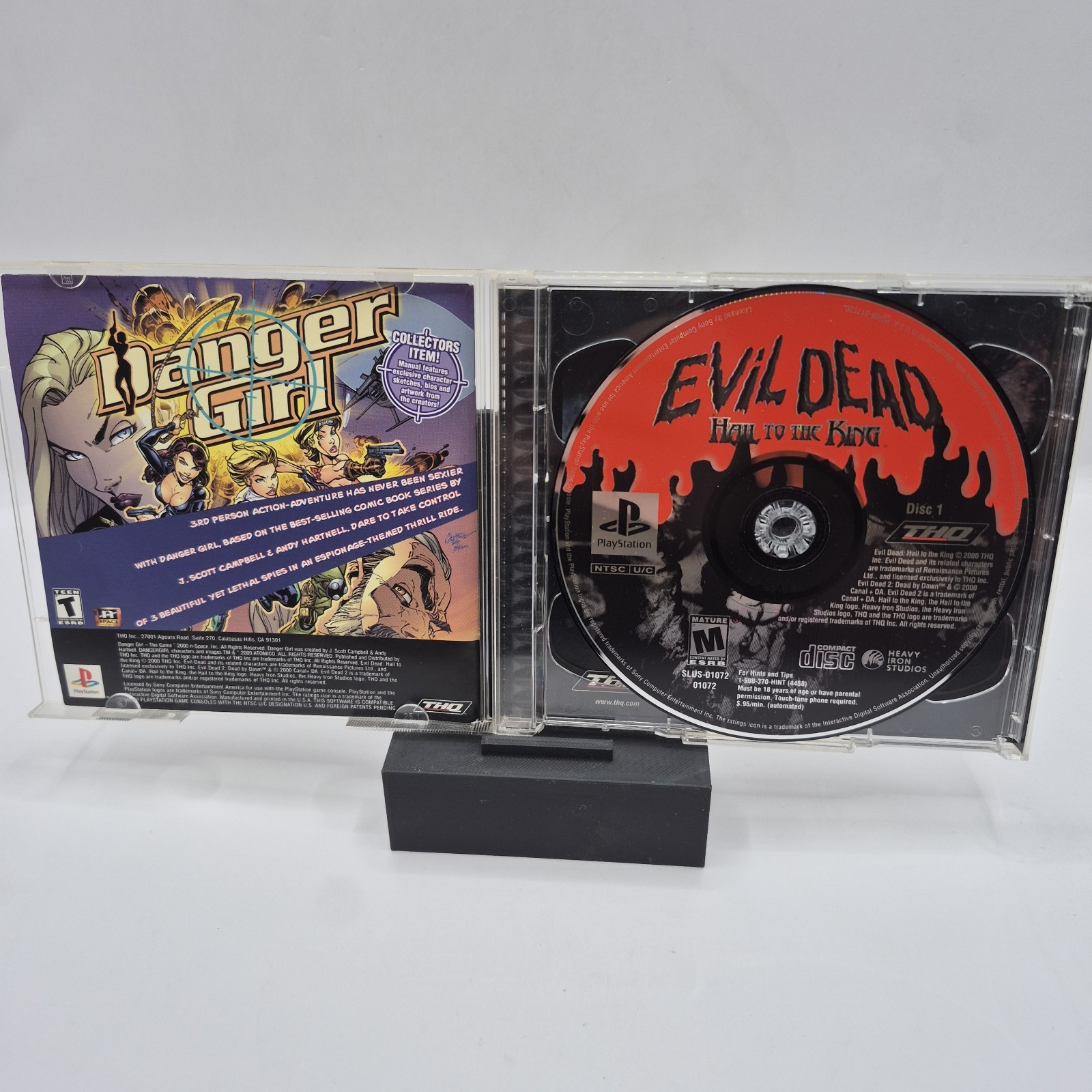 Evil Dead Hail to the King Sony PlayStation PS1 Video Game CIB Survival Horror