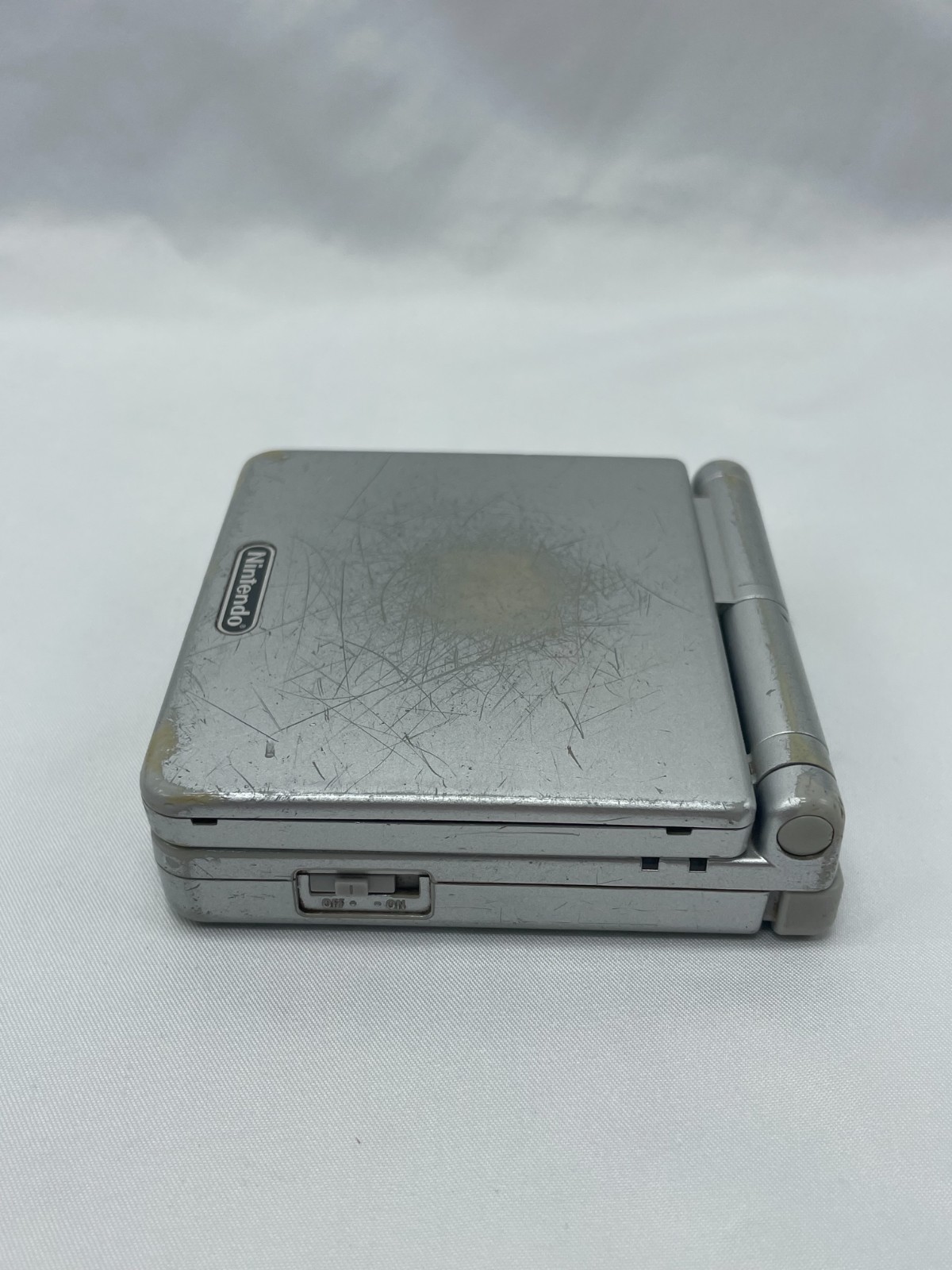 Nintendo Game Boy Advance SP Handheld System Silver AGS-001 Tested – W/ Charger