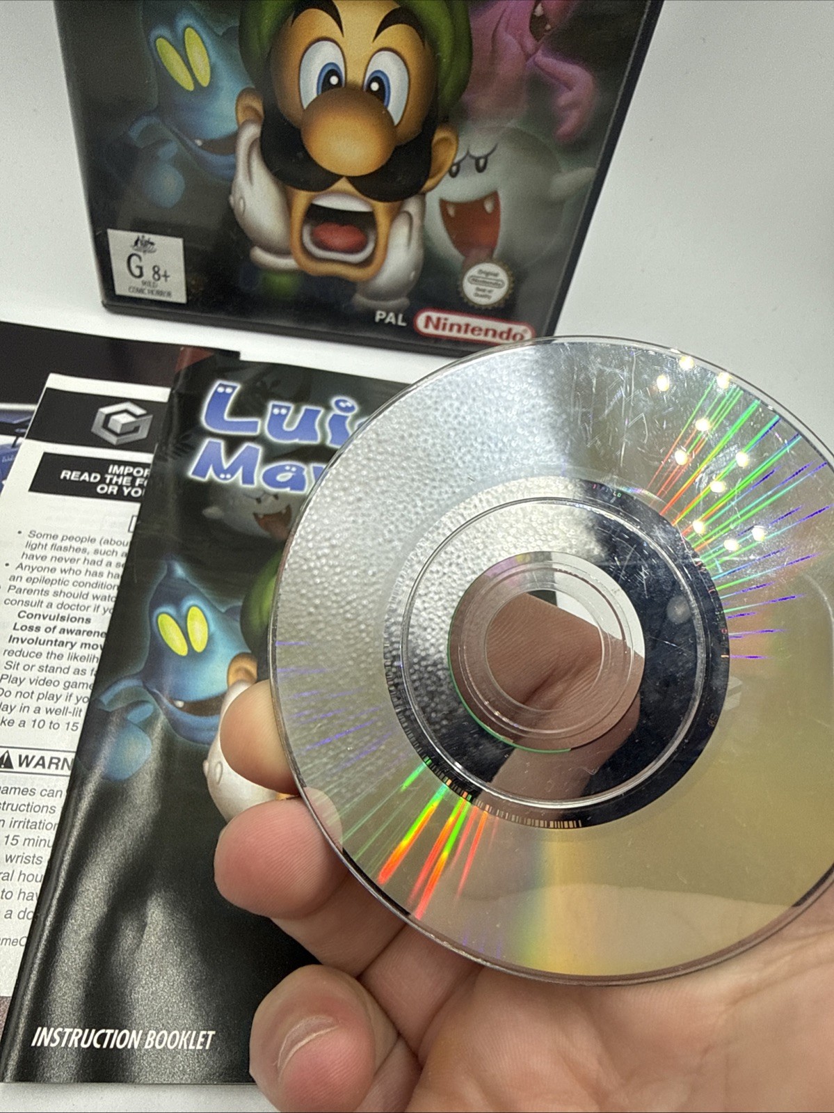 Luigi’s Mansion Nintendo GameCube Complete With Manual RARE GEM! TRACKED POST