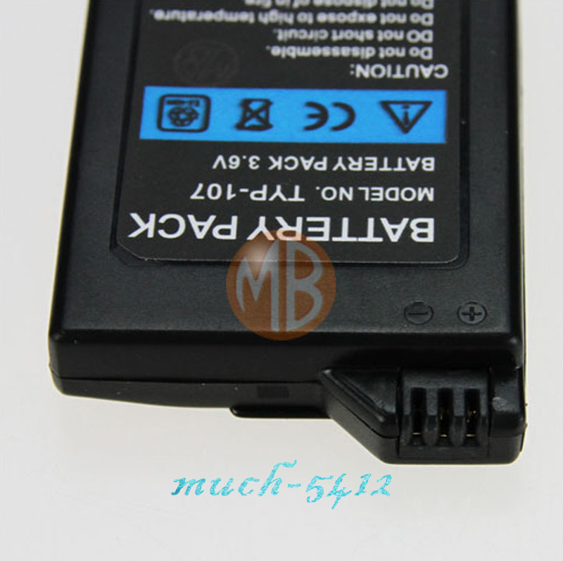 New 3600mAh Battery For PSP Slim 2000 2001 3000 Rechargeable with Wall Charger