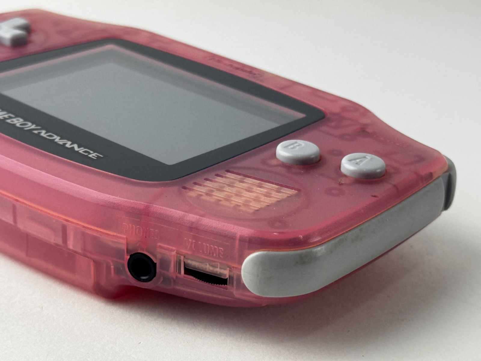 Nintendo Game Boy Advance Fuchsia Pink GBA Console AGB-001 Tested