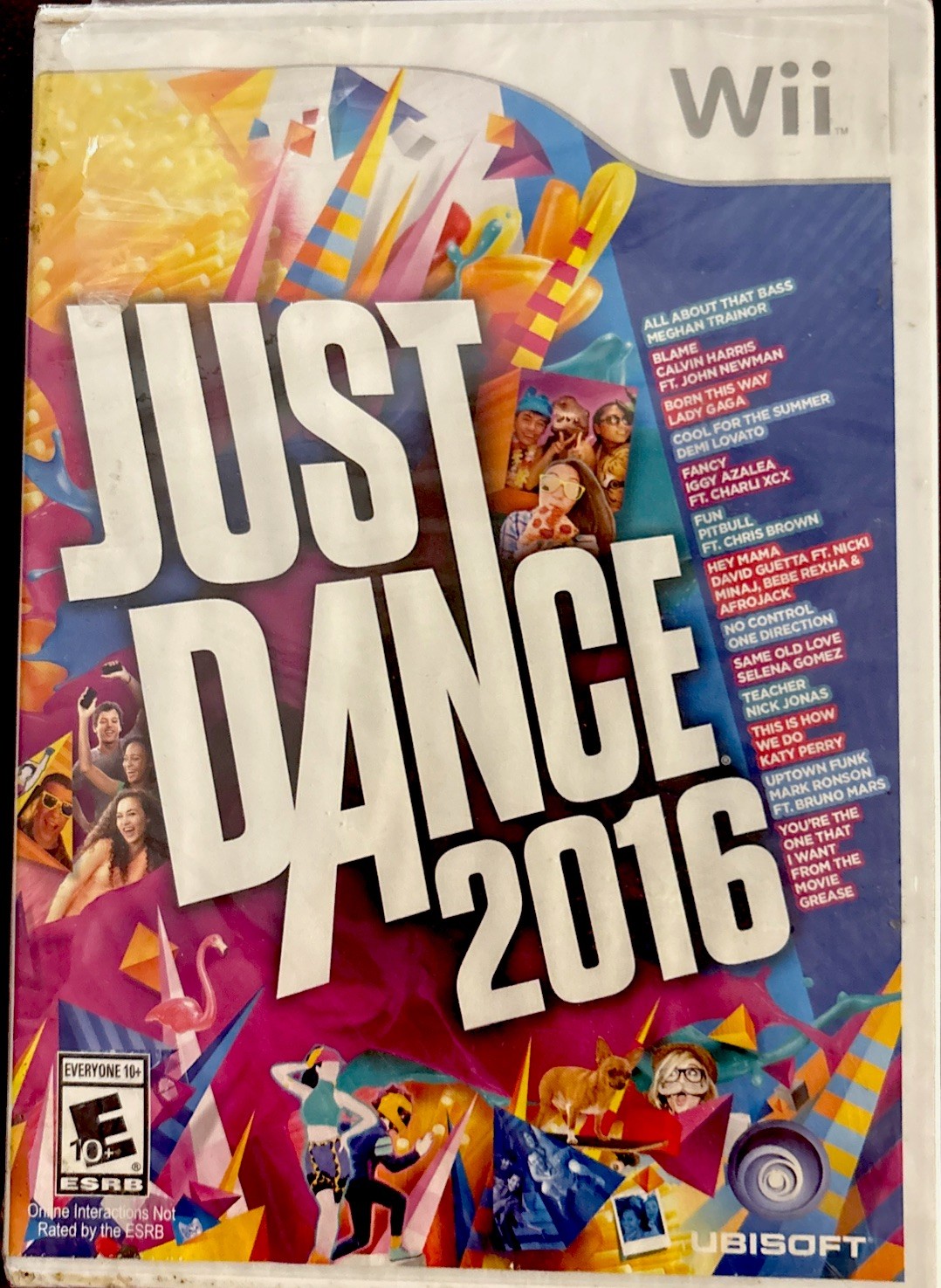 Just Dance 2016 (Nintendo Wii, 2015) Shrinkwrap Has Been Ripped, Still New