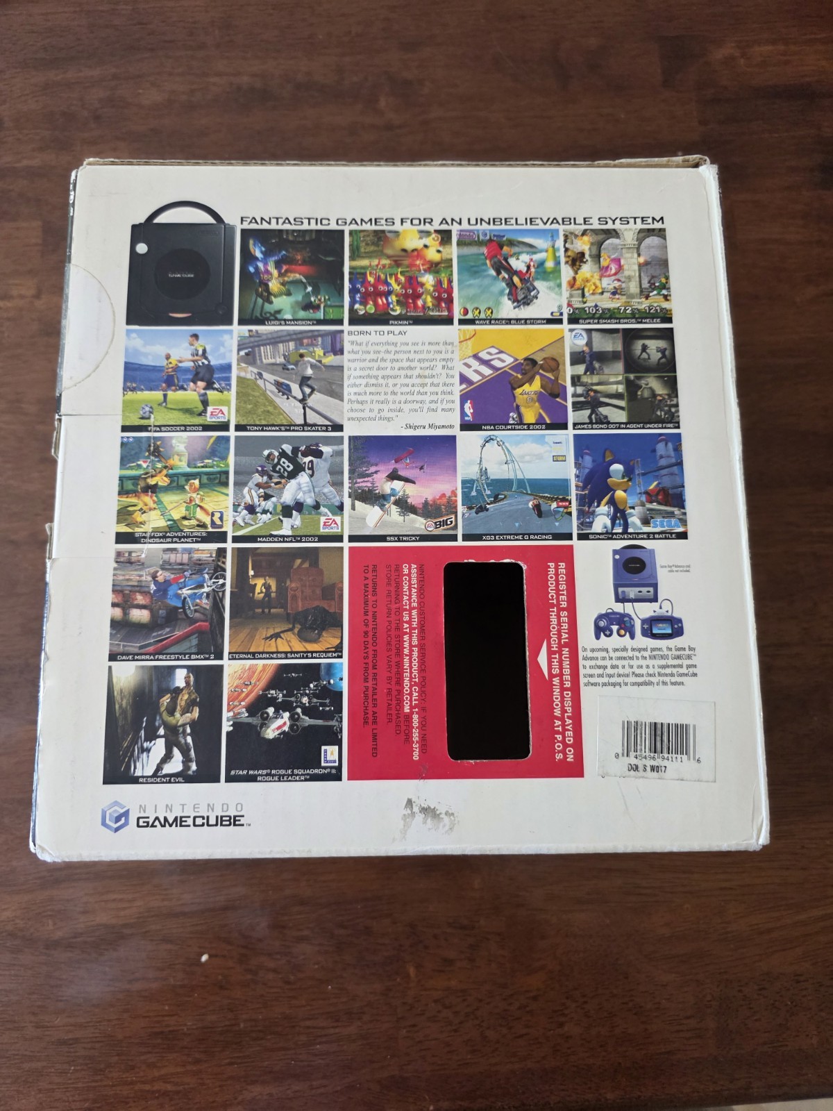 Nintendo GameCube Black Zelda Collector’s Edition BONUS Console System BOX ONLY