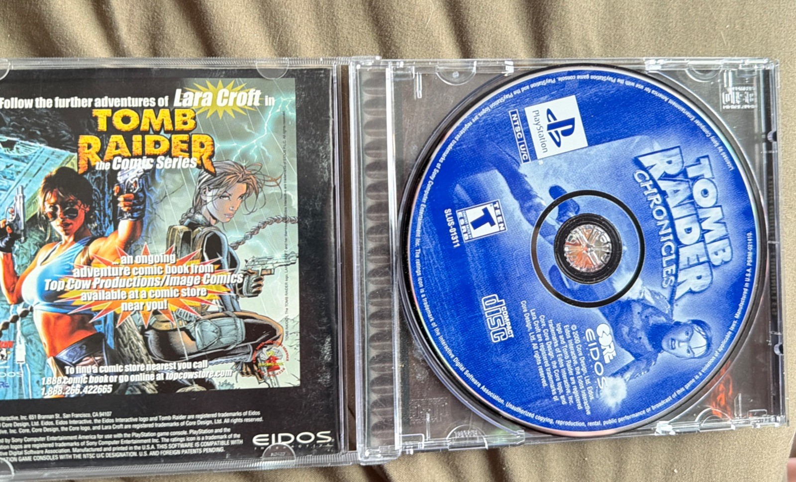 Tomb Raider-Chronicles – Sony PlayStation 1-Bough New-1 Owner