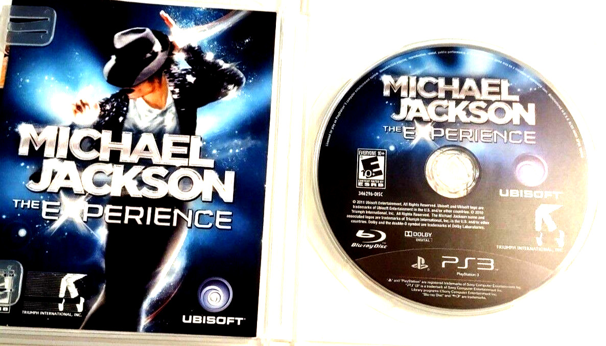 PS3 Michael Jackson The Experience Music Video Game 2011 Sony PlayStation 3