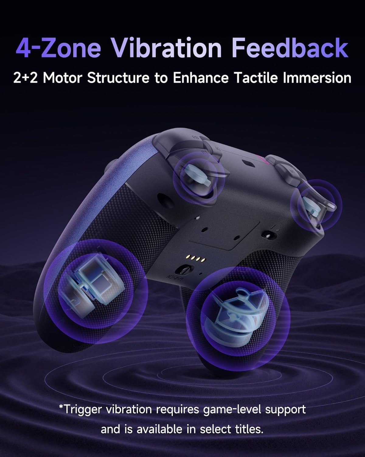 EasySMX X05Pro Wireless Gaming Controller for PC, Switch 1/2, Android – Purple