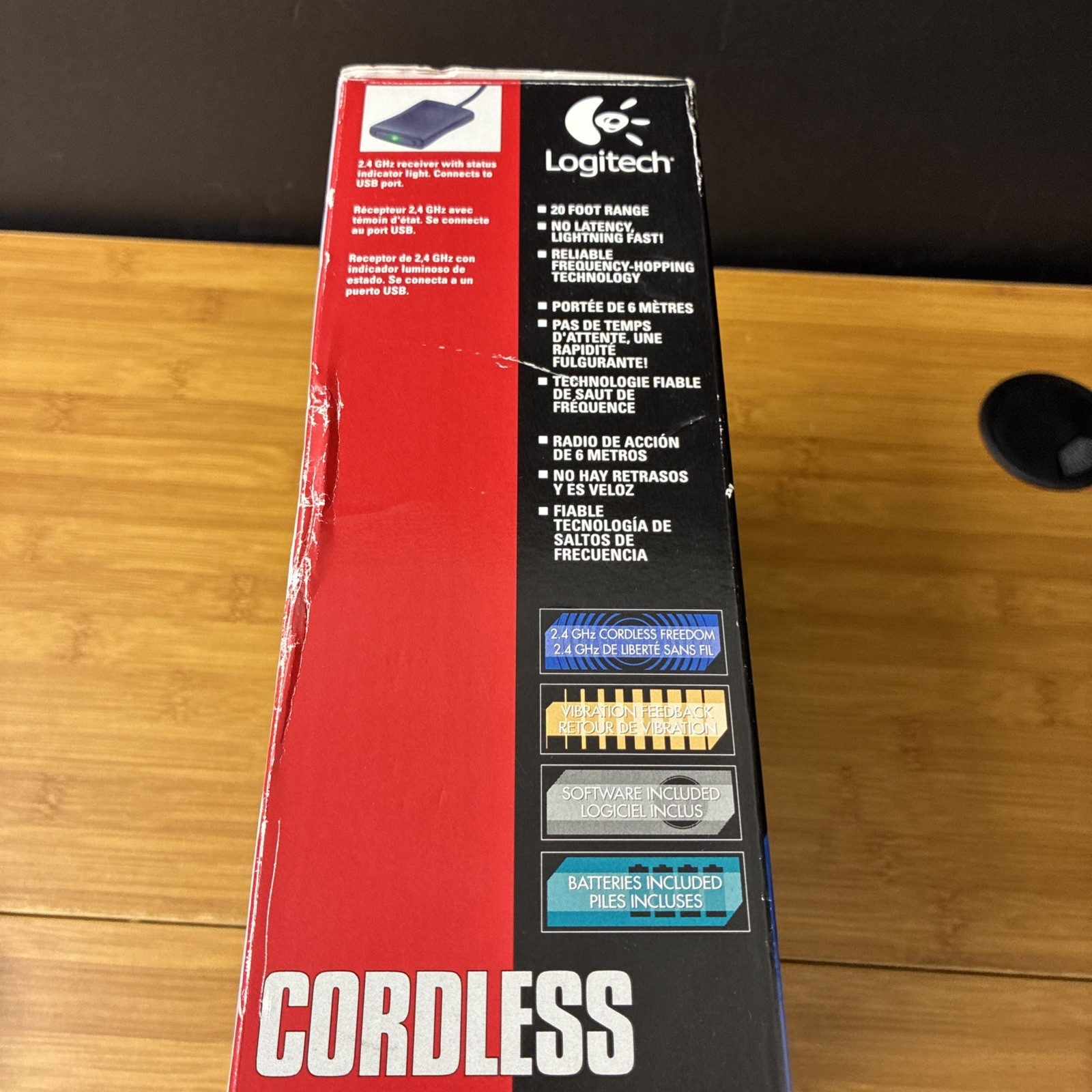 Logitech WingMan Cordless Rumblepad 2.4GHz PC Controller 2002 New in Box