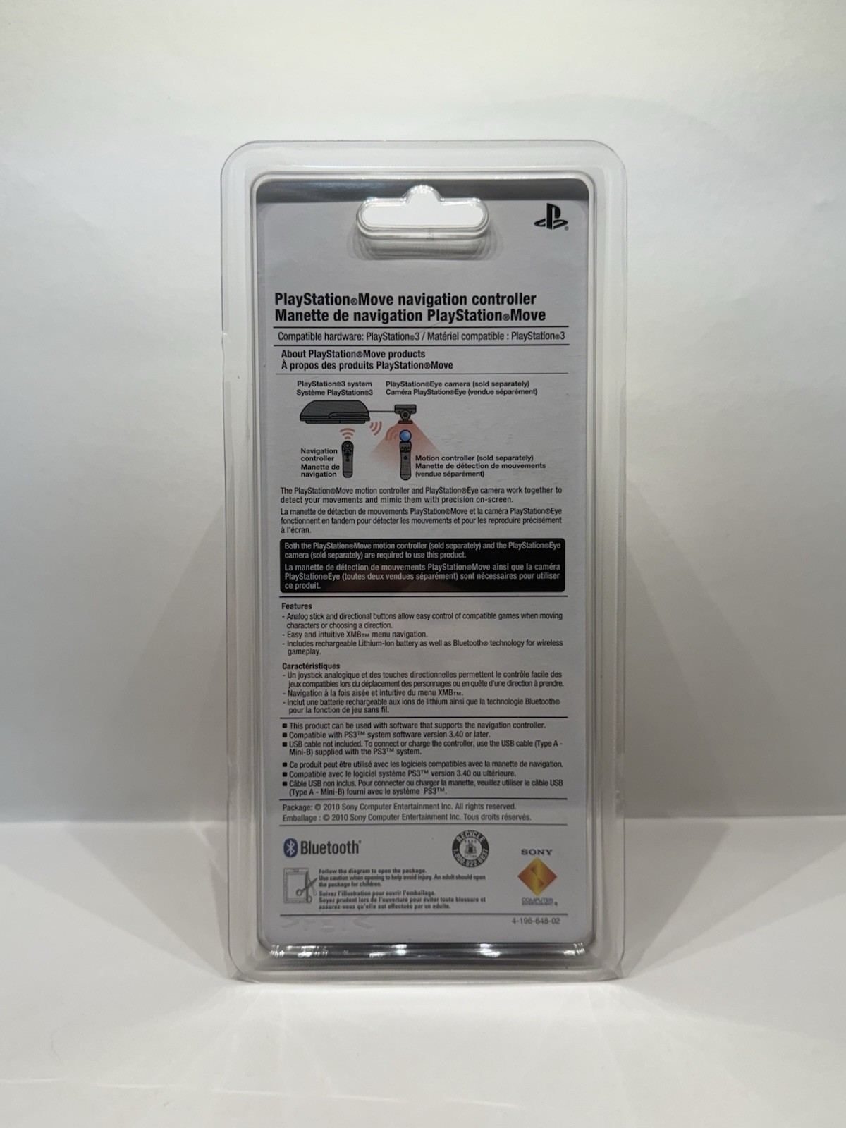 Sony PlayStation 3 PS3 Move Navigation Motion Controller – New Sealed