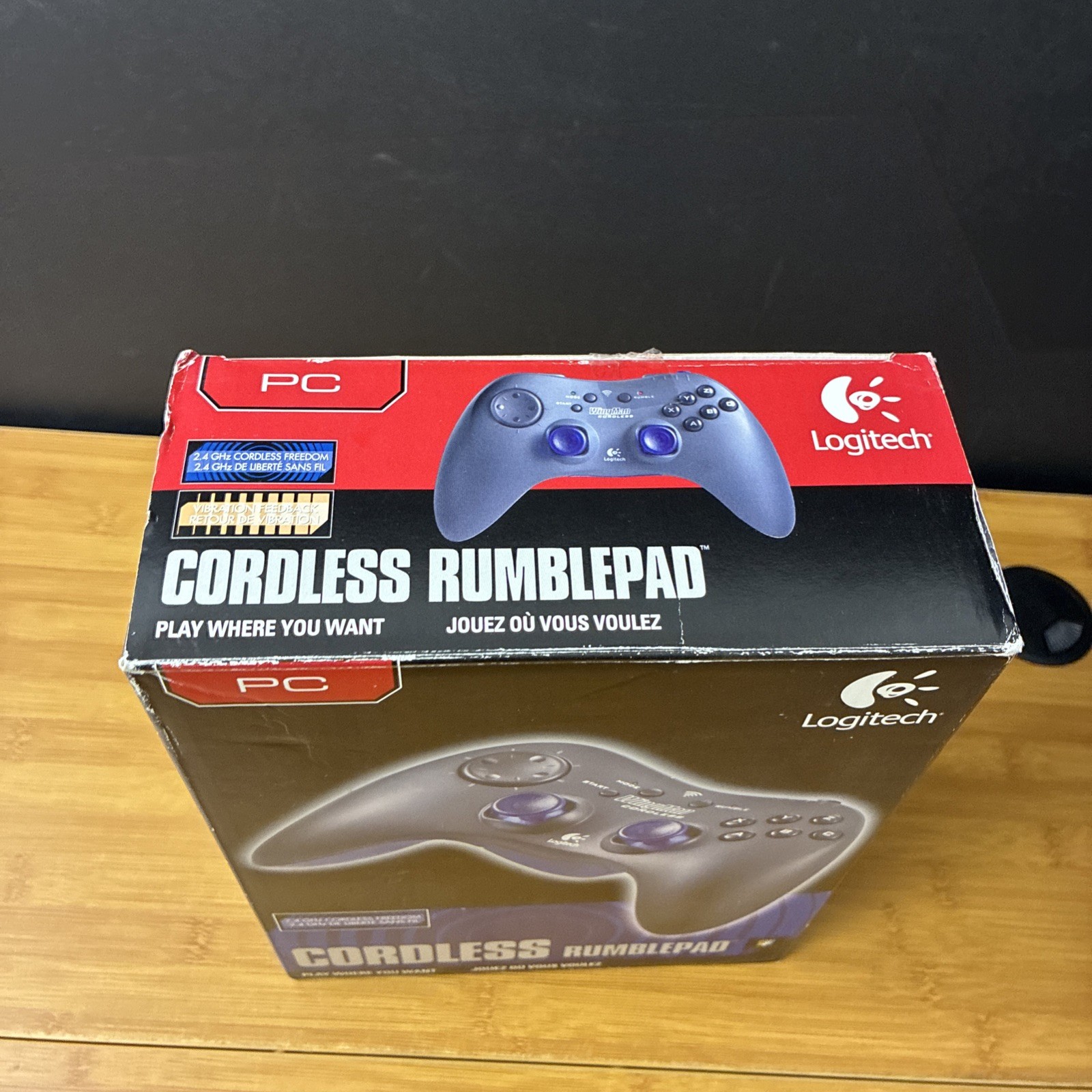 Logitech WingMan Cordless Rumblepad 2.4GHz PC Controller 2002 New in Box