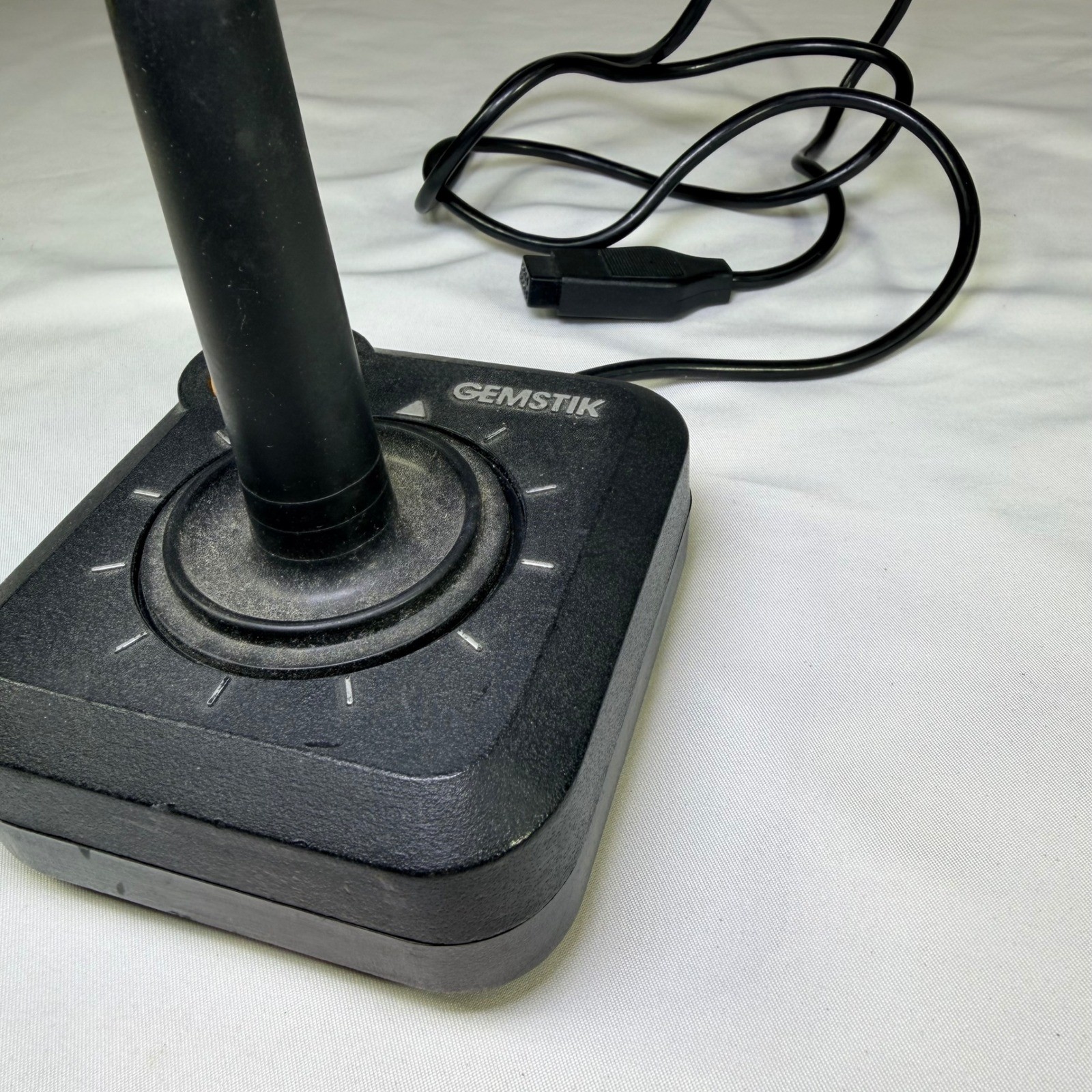Gemstik Vintage Joystick Controller for Atari 2600 Commodore 64 Black Yellow