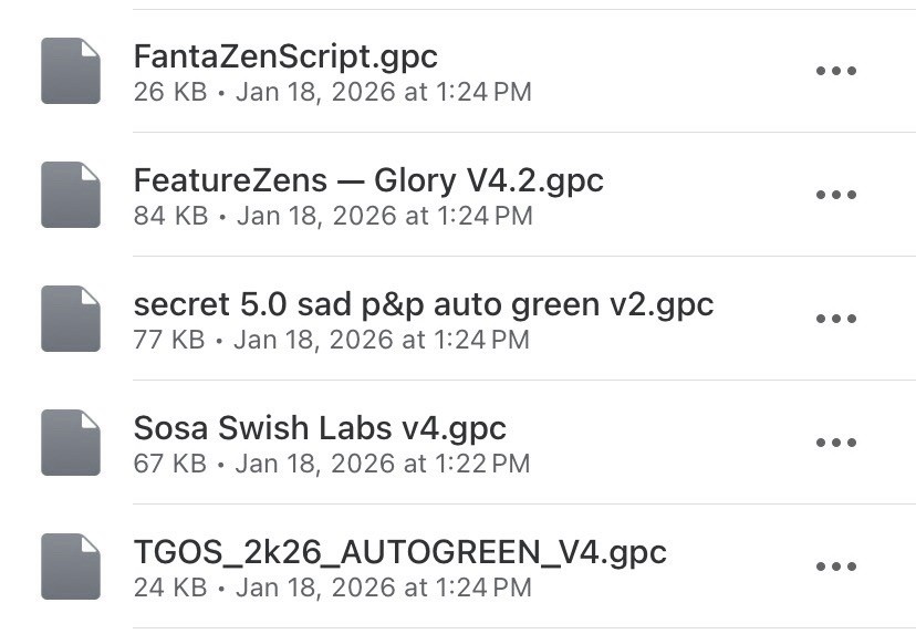 NBA 2k26 5 Pack Of Cronus Zen Scripts.