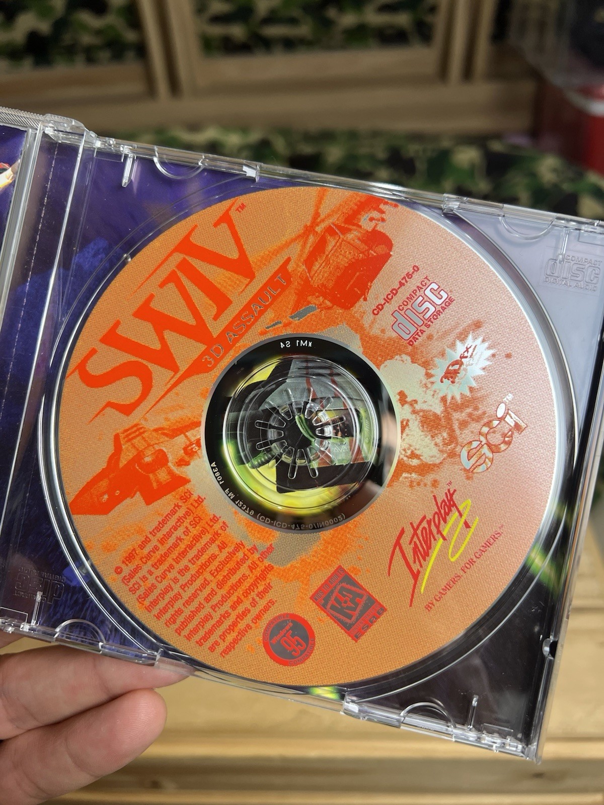 Swiv 3D Assault PC CD-ROM Computer Game 1997 Windows 95 Interplay Productions