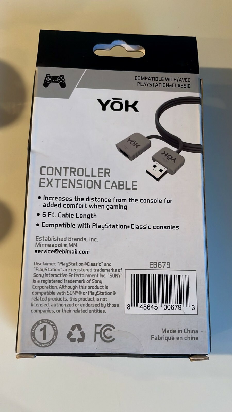 3 PACK YOK 6 Ft USB Extension Cable Cord New Sealed x3 PACK