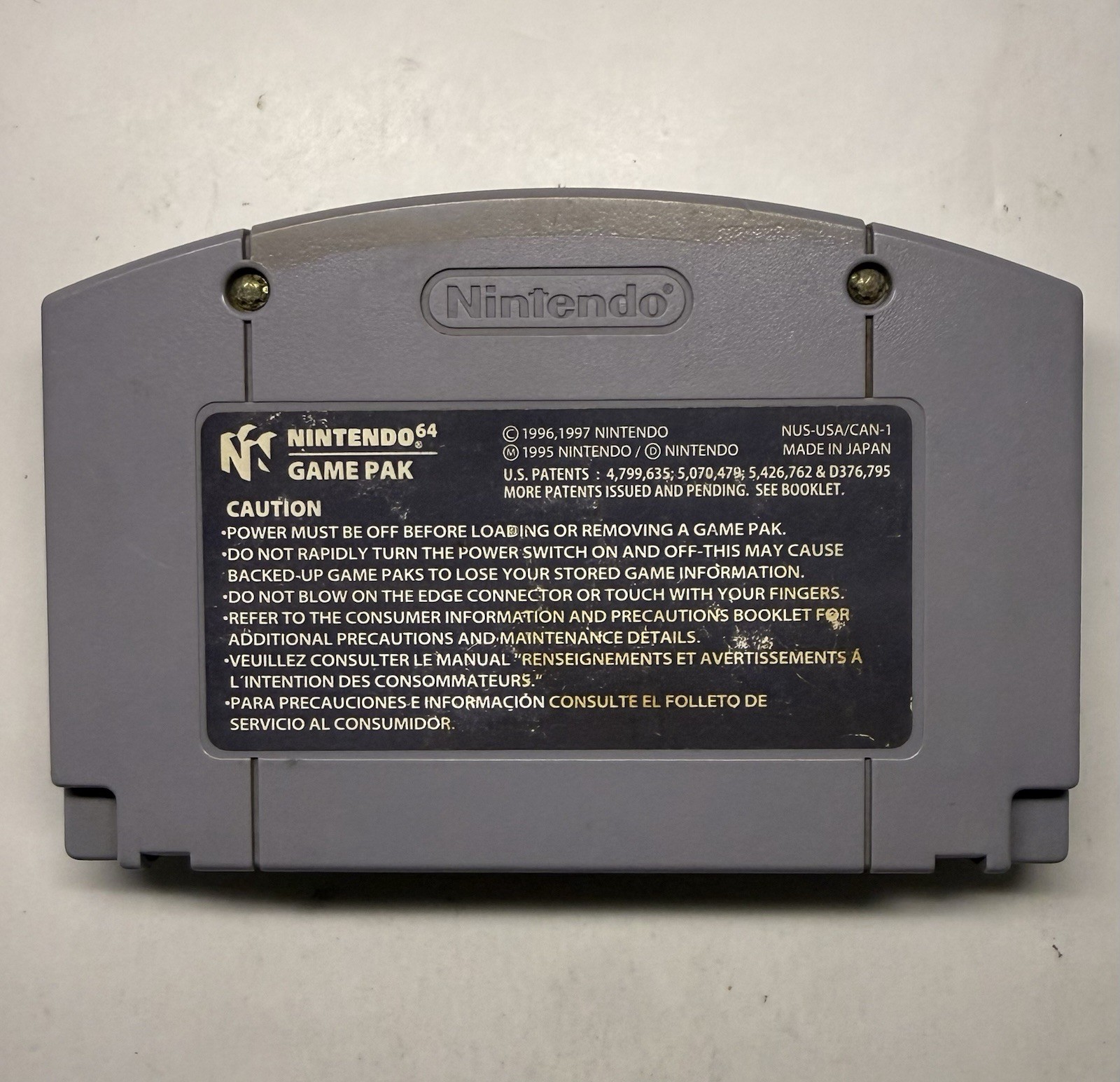 Hybrid Heaven – Nintendo 64 (N64) – Authentic – Cleaned And Tested