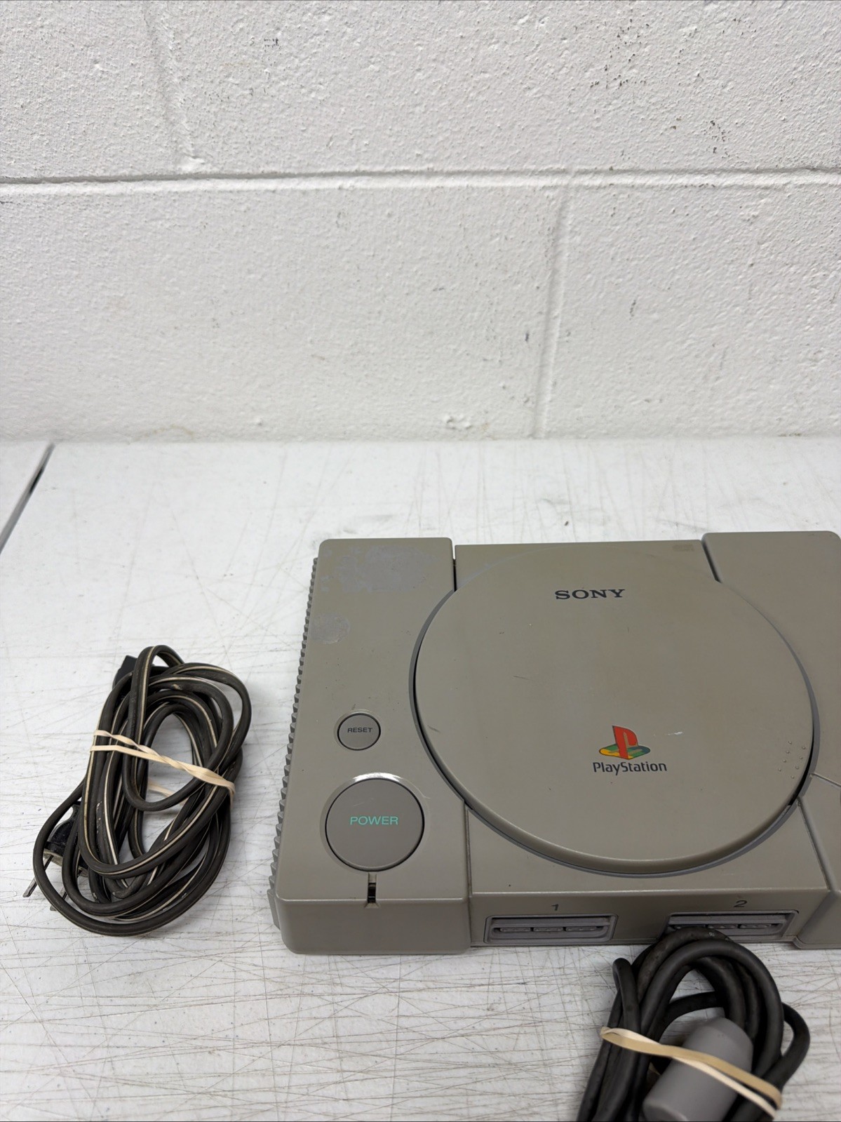 Sony PlayStation 1 PS1 SCPH-7501 Console System Bundle – Tested and Works