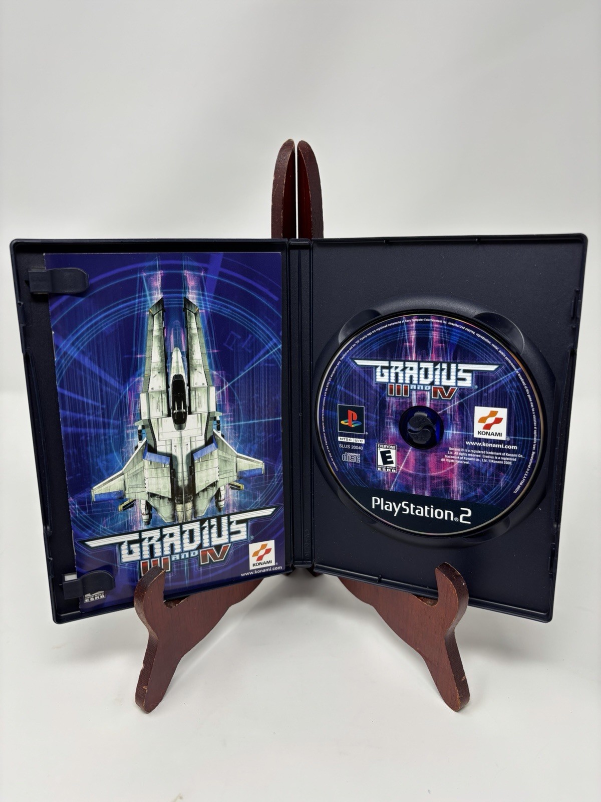 Gradius III (3) and IV (4) PlayStation 2. CIB with registration card