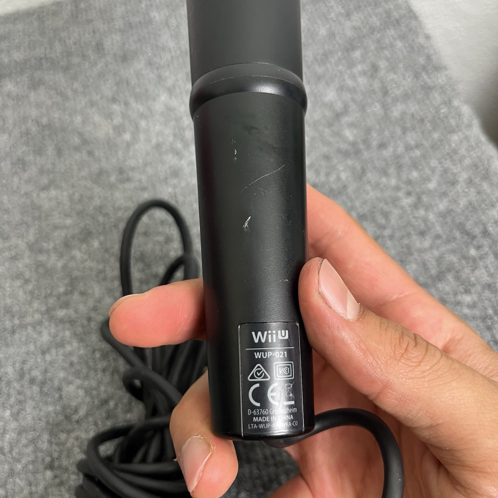 Nintendo Wii U Microphone WUP-021 Wired USB Tested and Working