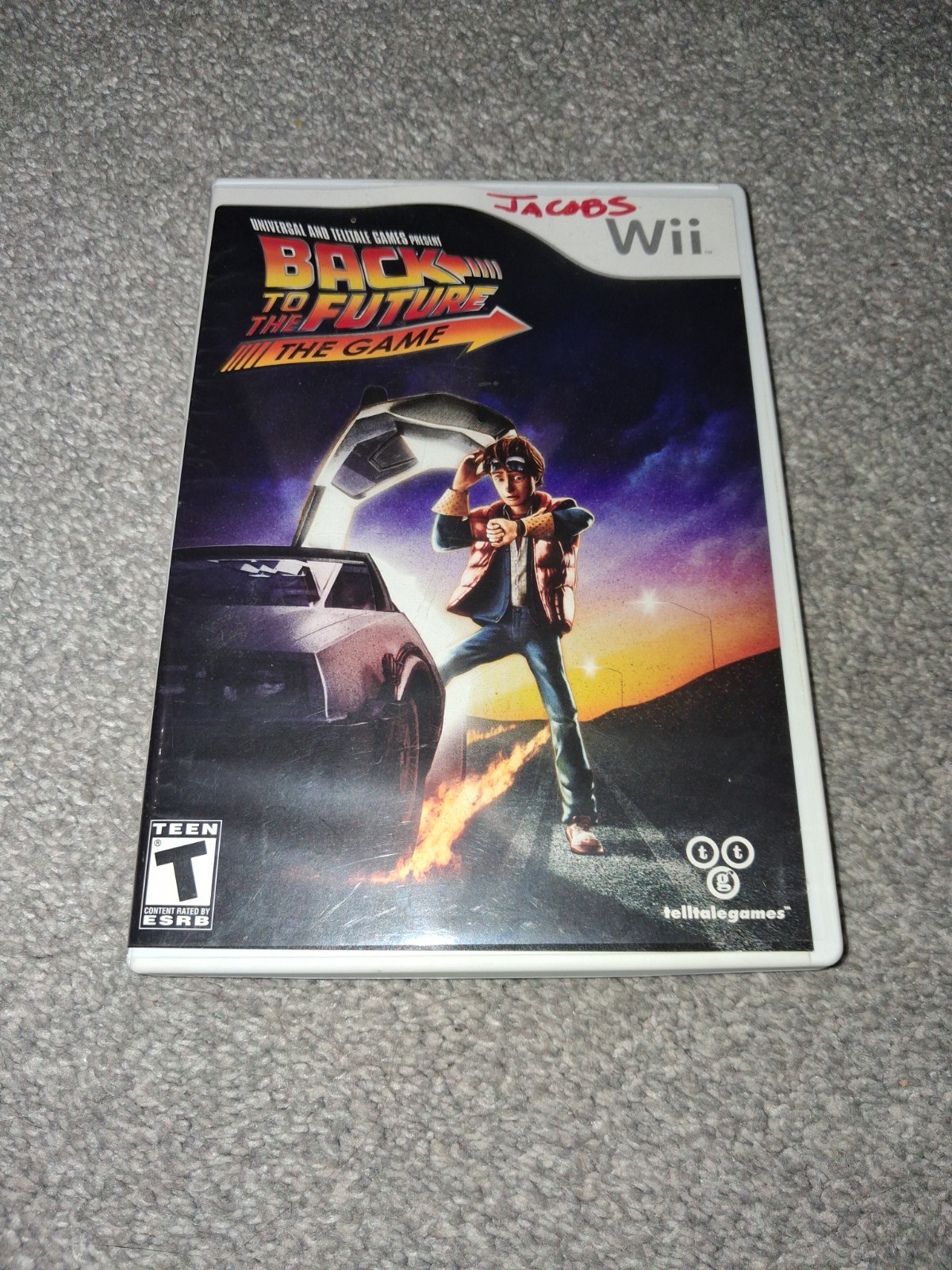 Back To The Future The Game Nintendo Wii Game 2011 COMPLETE AND TESTED Vintage