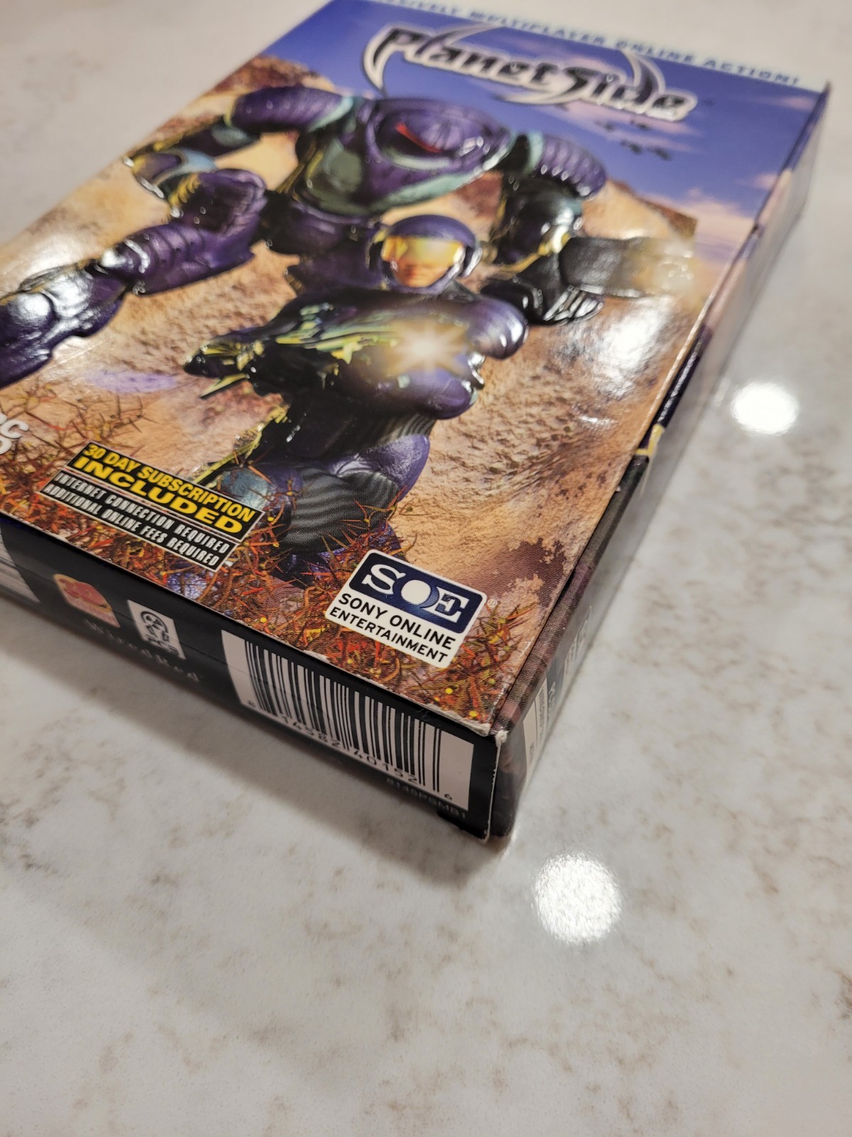 Vintage Sony Online Entertainment PlanetSide PC Game CD-ROM 2003 Complete