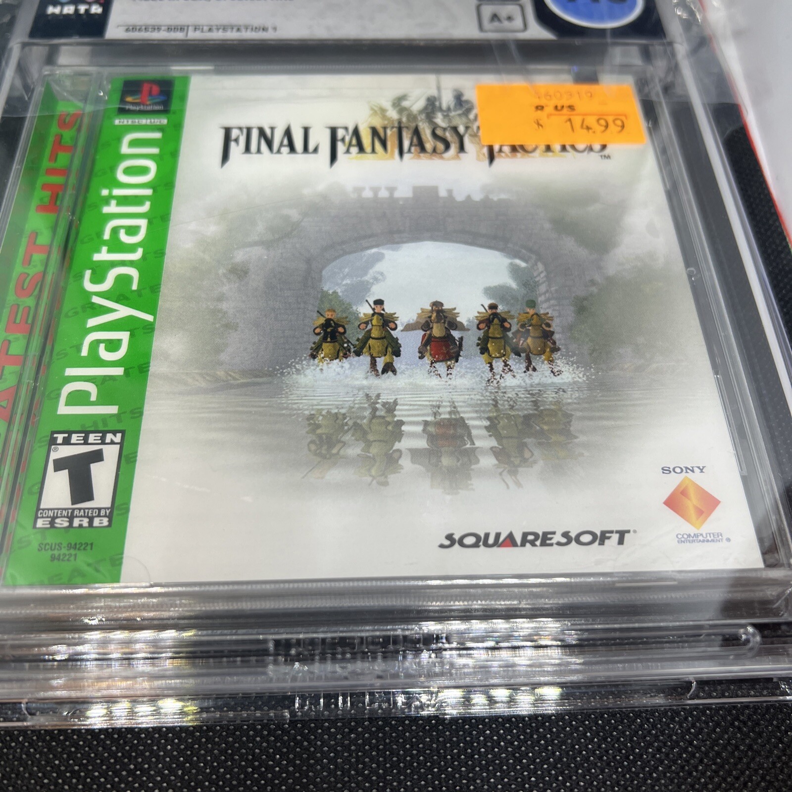 Sealed Final Fantasy Tactics Greatest Hits Playstation PS1 Wata 9.8 A+ Seal