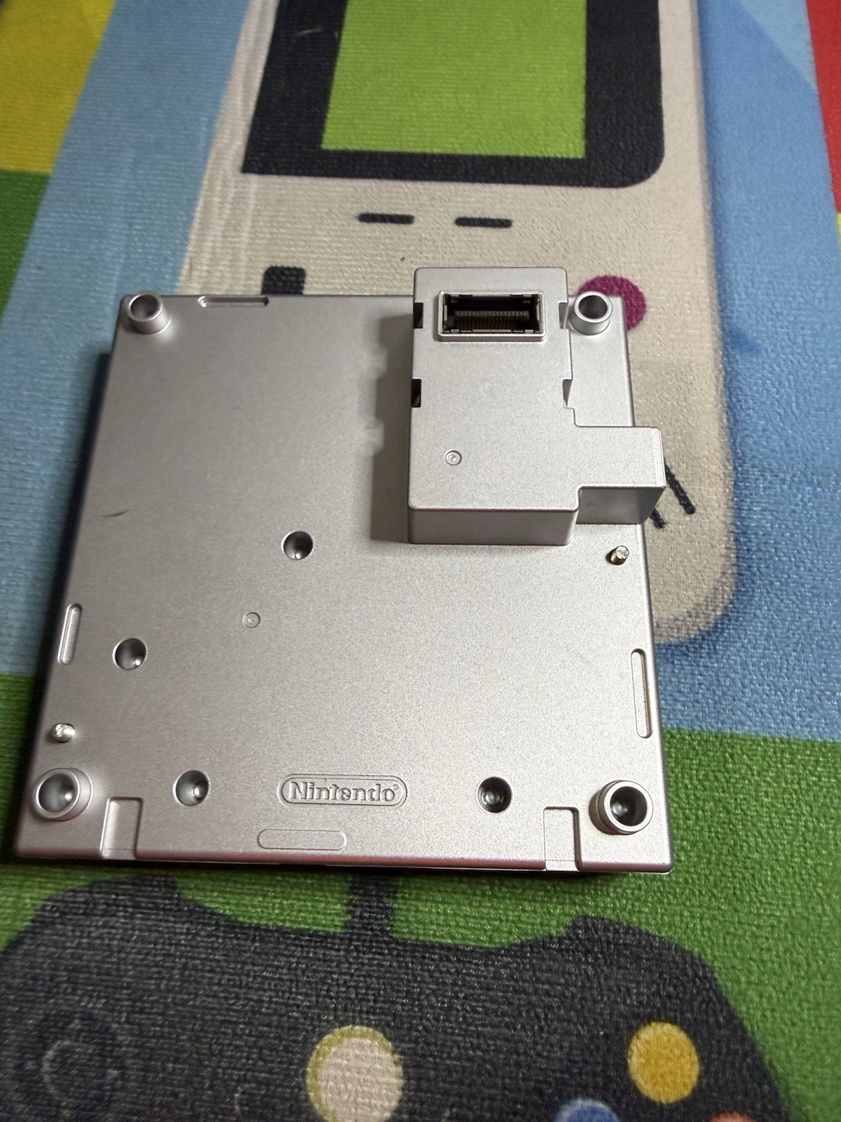 Z560 Nintendo GameCube Gameboy Player Silver DOL-017 JAPAN GC GB Working