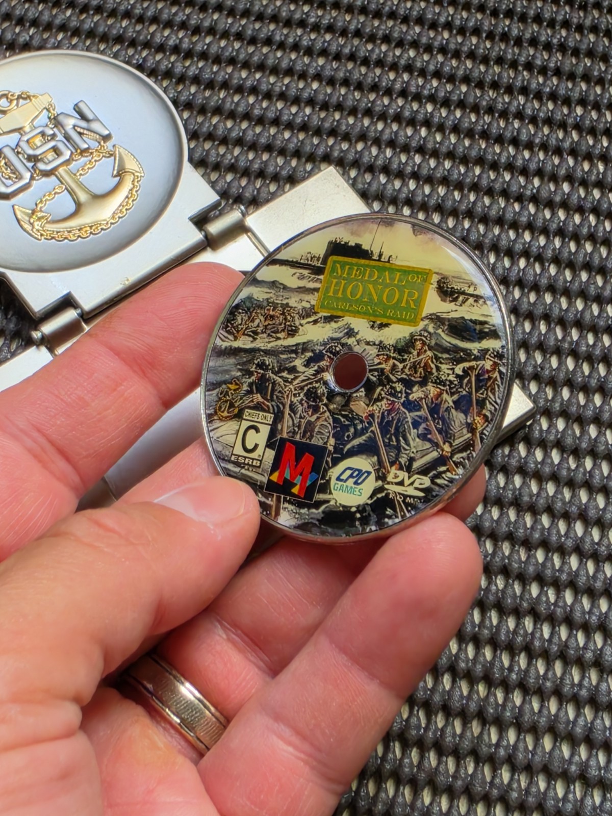 PlayStation 1 Medal Of Honor US NAVY Military Challenge Coin Medal Rare PS1 MOH