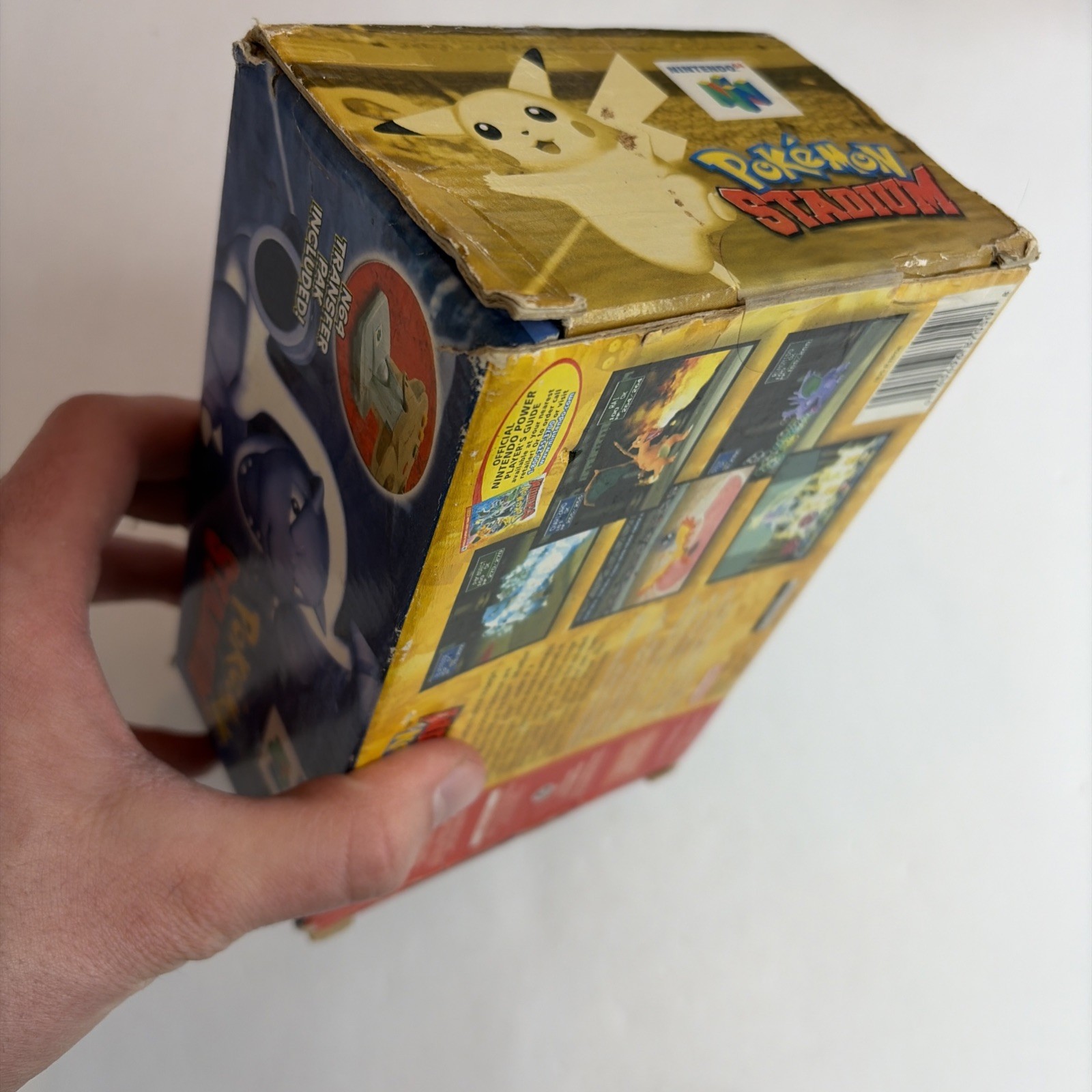 Pokemon Stadium – Nintendo 64 Big Box w/ Transfer Pak (Tested)