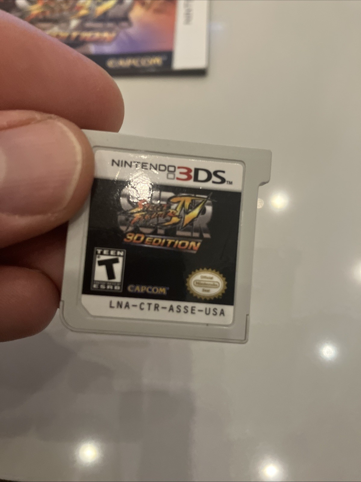 Super Street Fighter IV 3D Edition, Nintendo 3DS Lenticular Slipcover CIB Tested