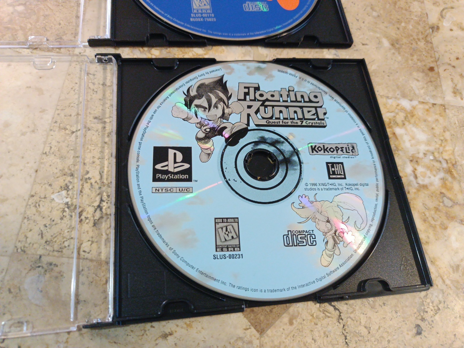 FLOATING RUNNER + BUBSY 3D ✨Playstation PS1✨Disc Only Nice Shape 1996 Platformer