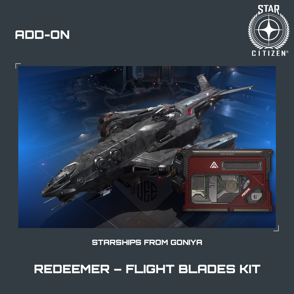 STAR CITIZEN – ADD-ONS – REDEEMER – FLIGHT BLADES KIT