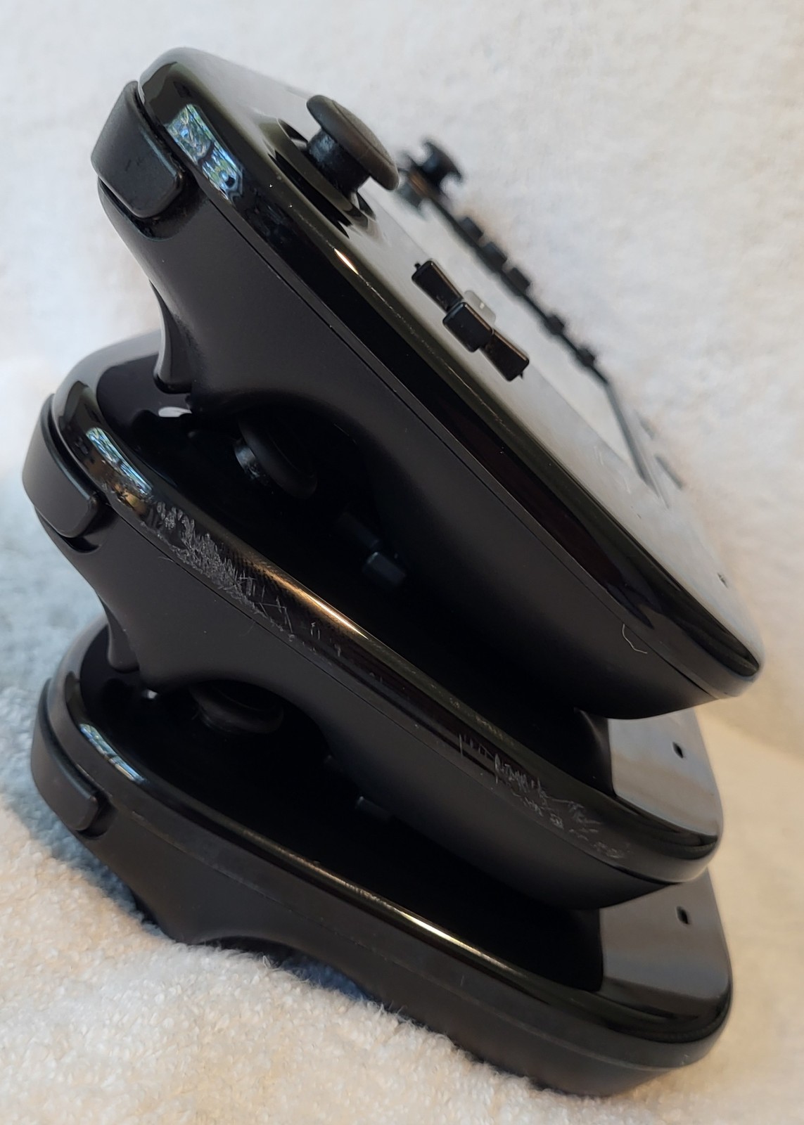 Lot of 3 Nintendo Wii U GamePad Only OEM WUP-010 Cleaned, Tested, Working