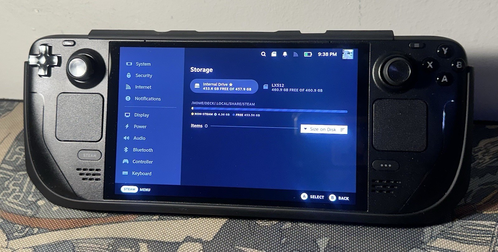 Valve Steam Deck OLED 512GB + 512GB Lexar Micro SD