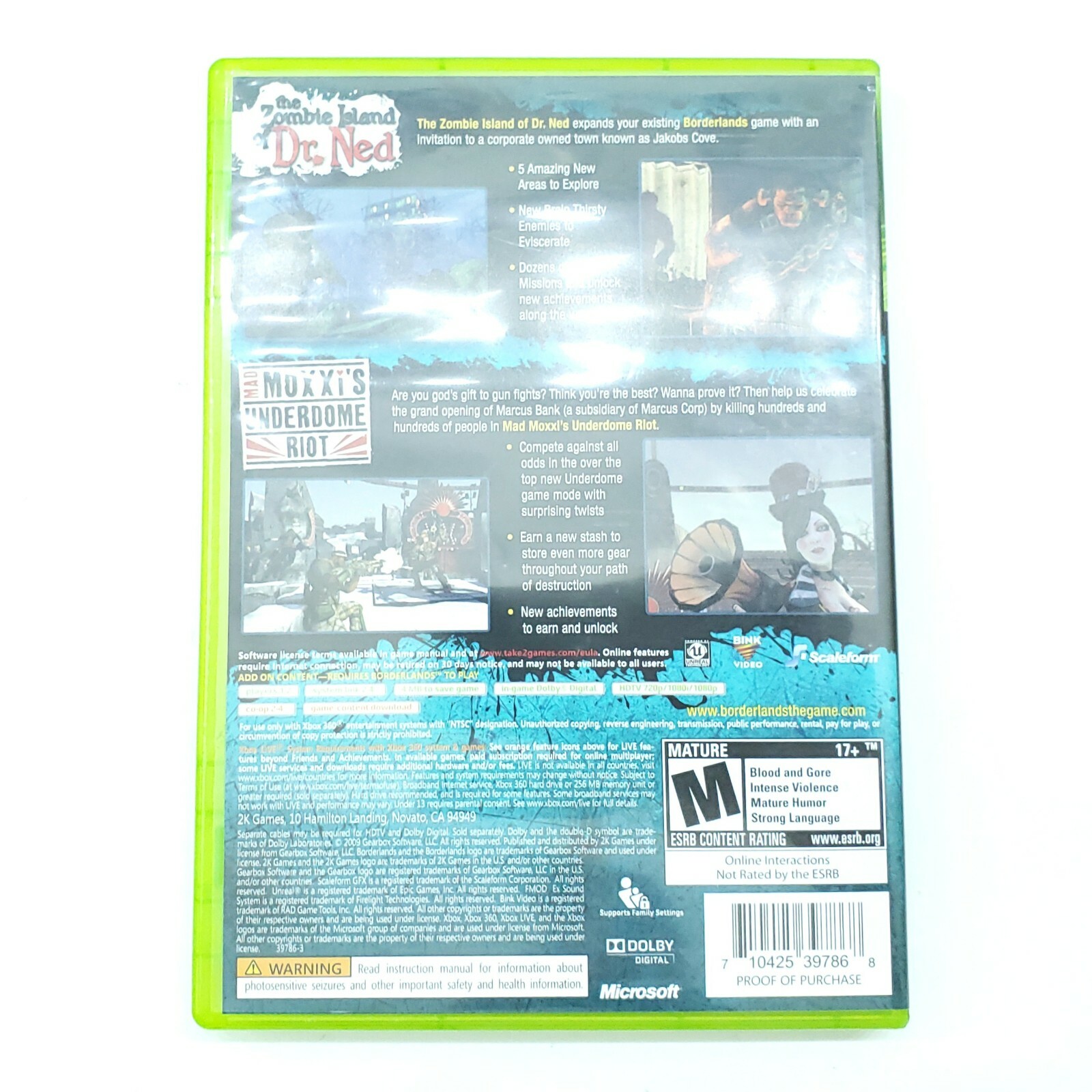Borderlands Double Game Add-On Pack: The Zombie Island of Dr. Ned / Mad Moxxi’s