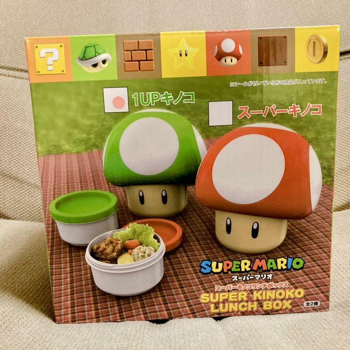 NINTENDO Super Mario Super Mushroom Lunch Box 1UP Mushroom