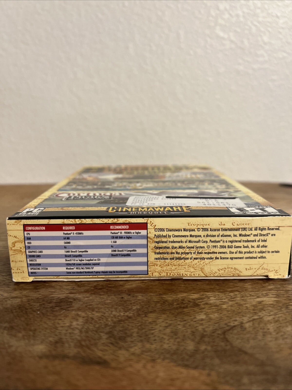 Buccaneer’s Bounty Video Game Pc Cd-ROM Everyone- T-Teen,2006