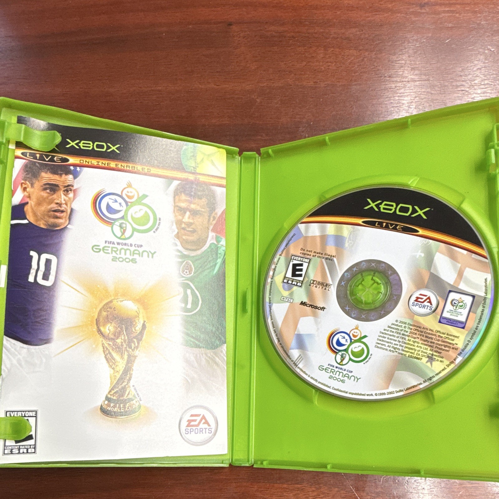 2006 FIFA World Cup: Germany Microsoft Xbox Manual Multiplayer TESTED