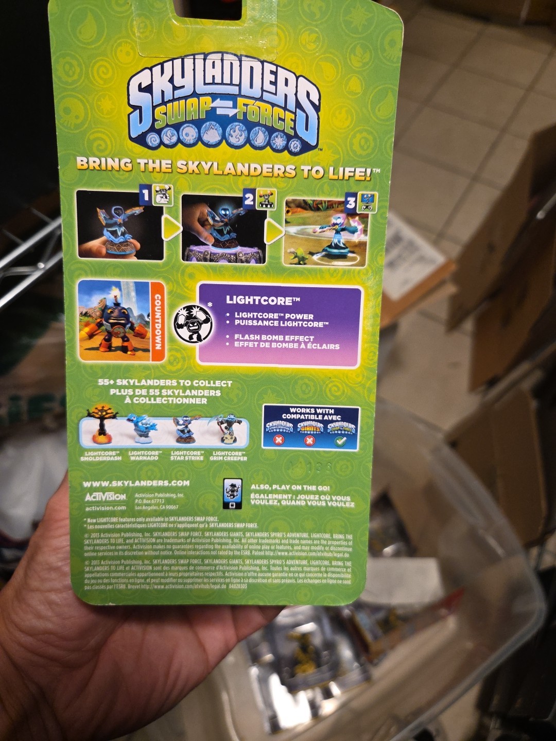 Skylanders Swap Force – LightCore Countdown (New In Box)