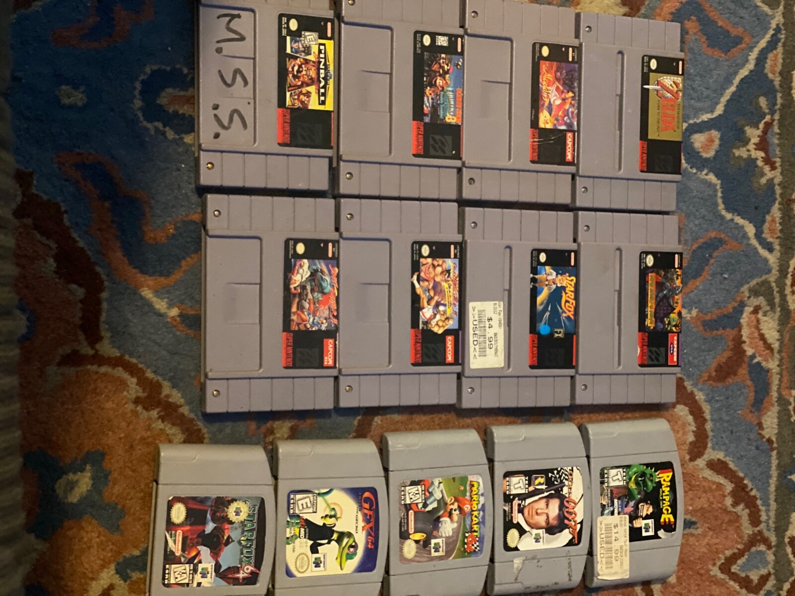 N64 and super nitendo games for sale got a lot of other choices so let me know 