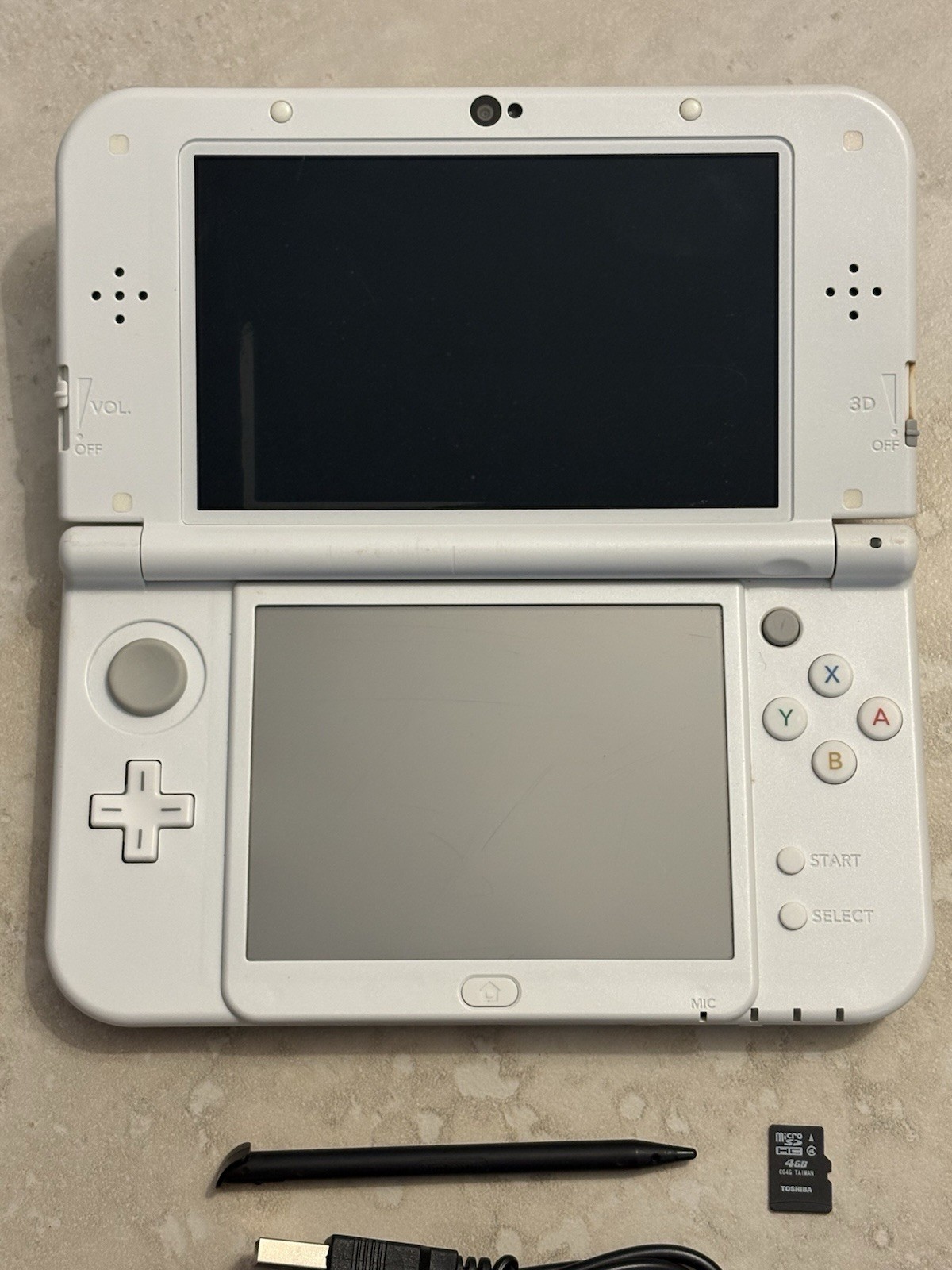 New Nintendo 3DS LL XL Pearl White Region Free USA Seller Top IPS Very Good