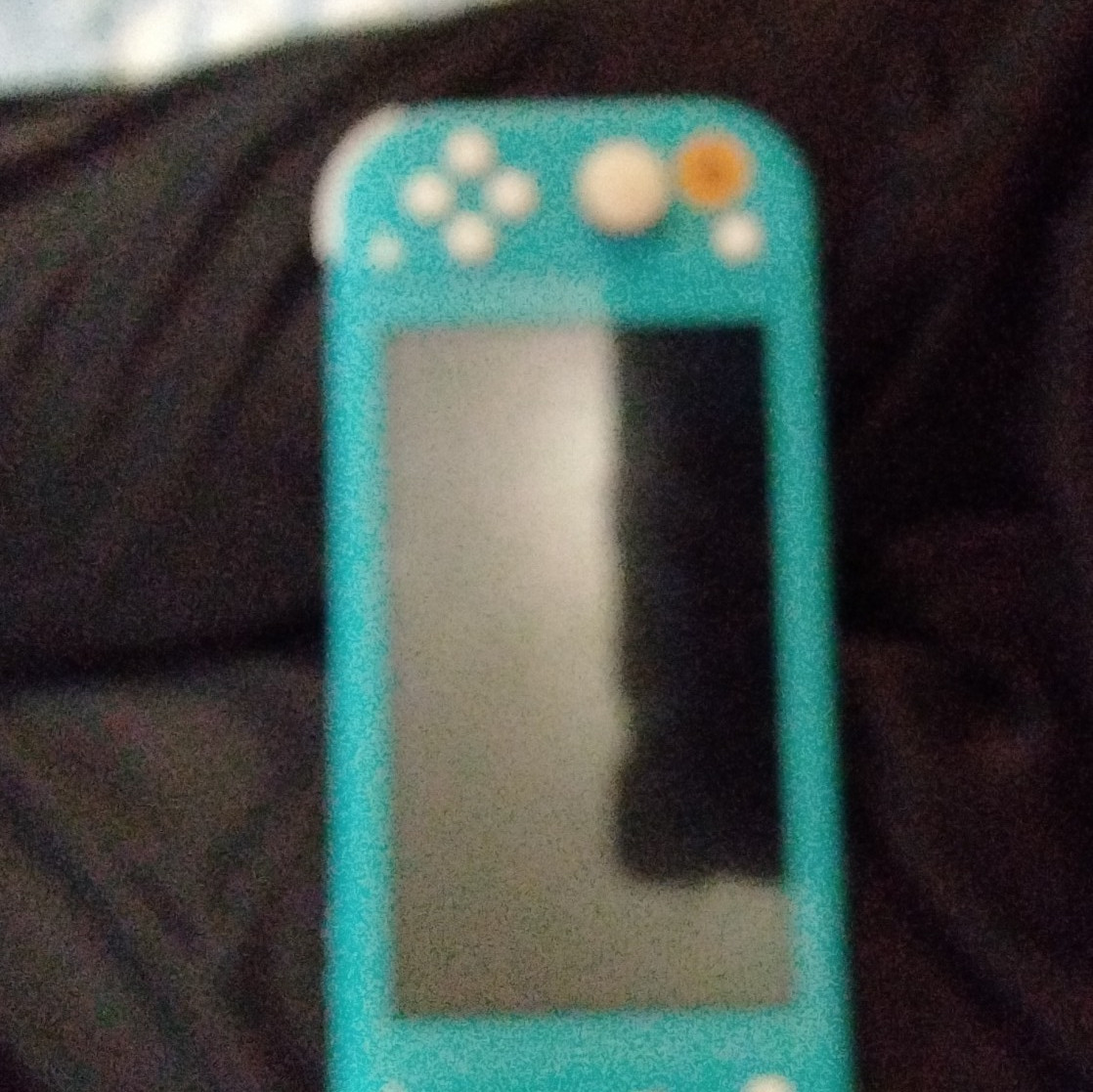 Nintendo Switch Lite Handheld Console Turquoise Animal Crossing Leaf Design