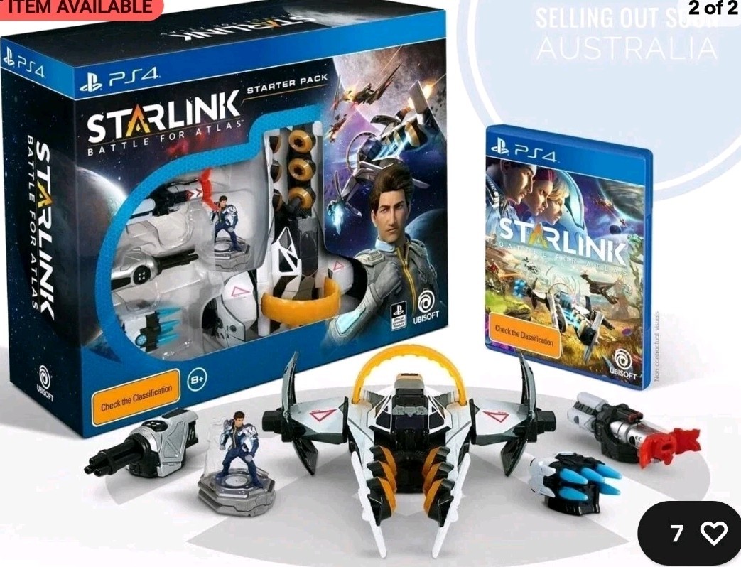 Starlink Starter Pack – PlayStation 4 PS4 Game Battle For Atlas Space Ship