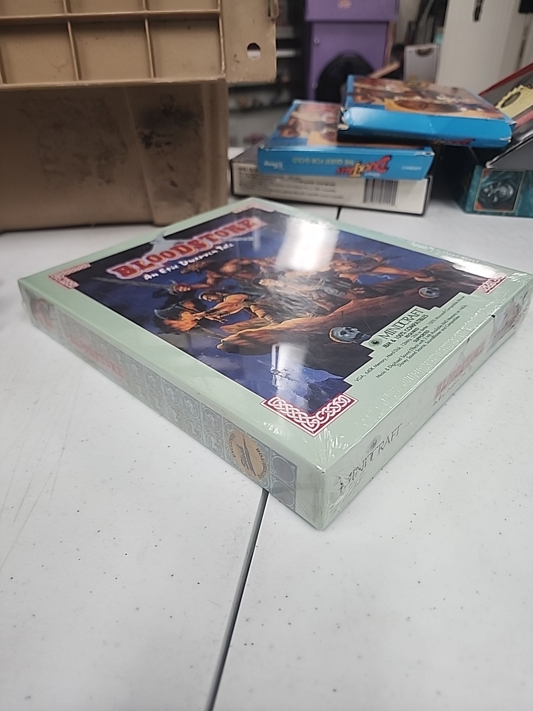 Bloodstone: An Epic Dwarven Tale, 1993, Big Box, New & Sealed. T-11