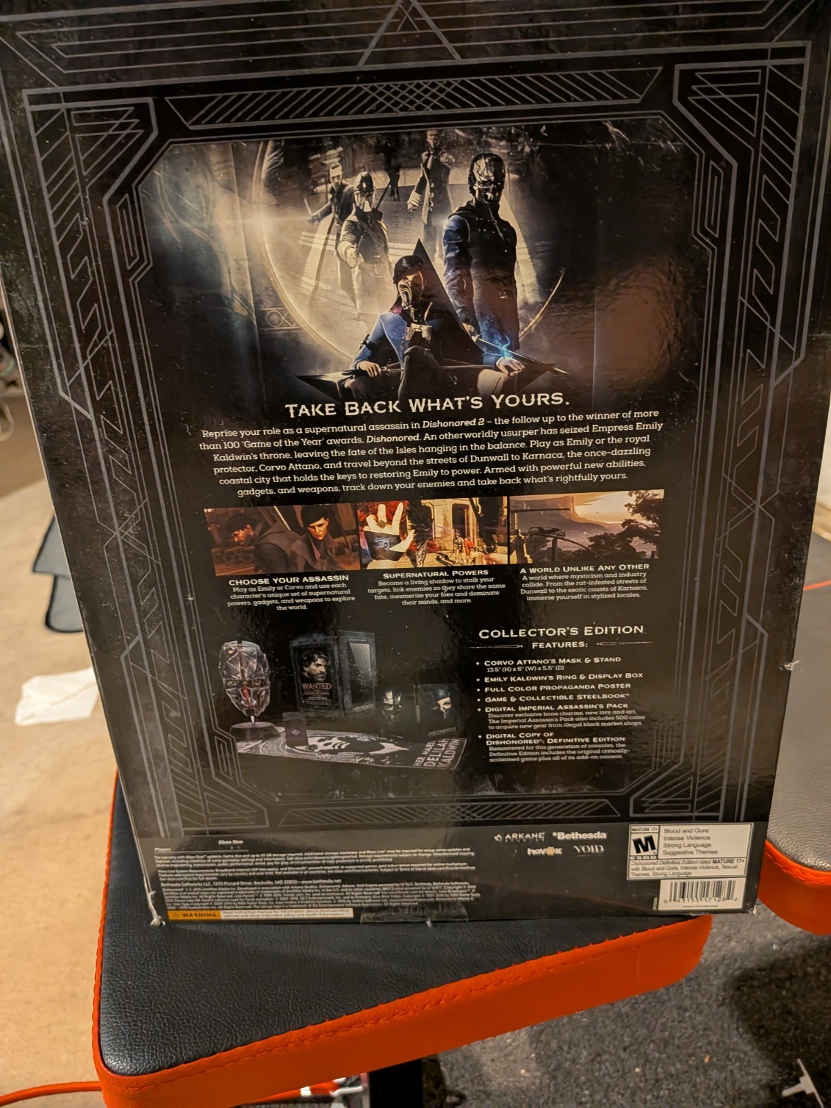Dishonored 2 Collector’s Edition Corvo Mask