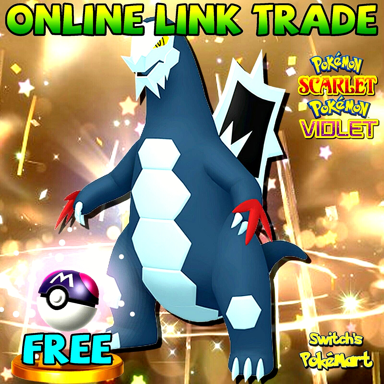 KOREA WINTER FESTA BAXCALIBUR EVENT UNTOUCHED SCARLET VIOLET ONLINE LINK TRADE