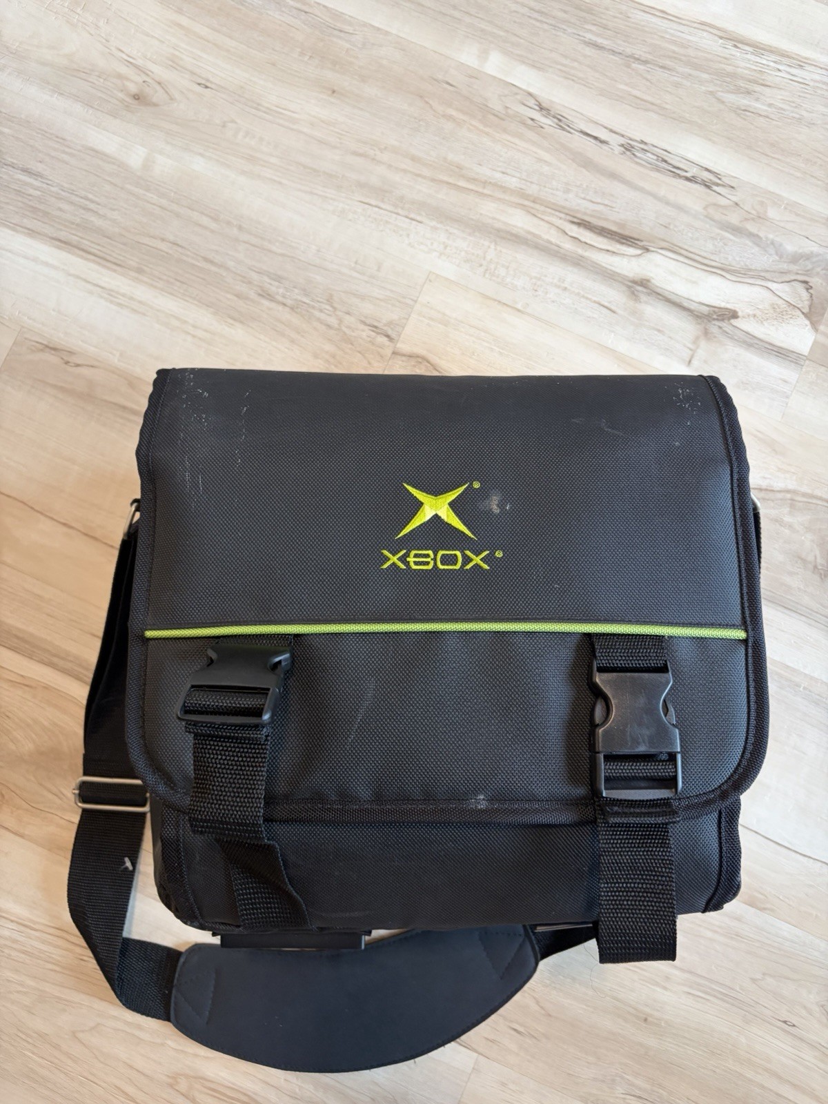 Original Xbox Official Console Carrying Storage Case Travel Messenger Bag